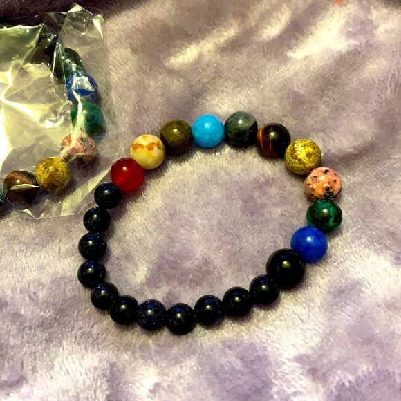 🧿SOLD‼️🧿NWT 11 Natural Stone &Bluestone Bracelet - Picture 8 of 8